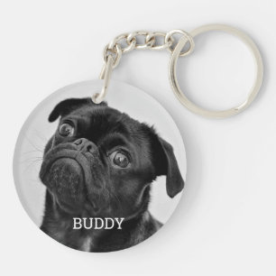Personalized Pet Photo Dog Lover Keepsake Key Ring