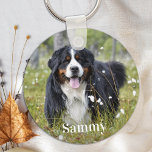 Personalized Pet Photo Dog Lover Keepsake Memorial Key Ring<br><div class="desc">Carry your pet with you everywhere you go with this custom pet photo keychain ! A must have for every dog mom and dog dad ! 
Personalized Pet Photo Dog Lover Keepsake Memorial</div>