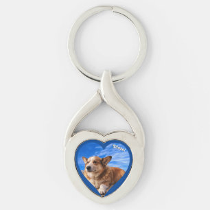Personalized Pet Photo Keepsake Dog Lover Key Ring