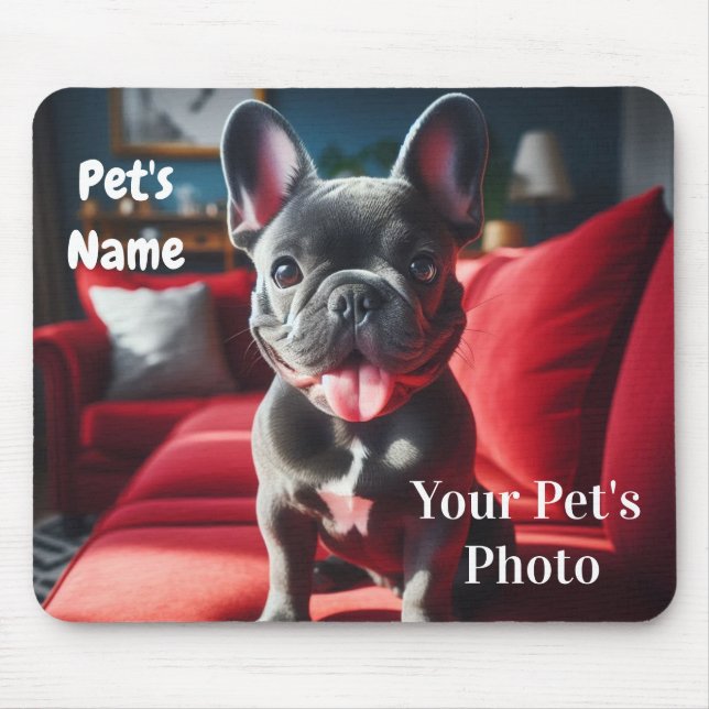 Personalized Pet photo mousepad  (Front)