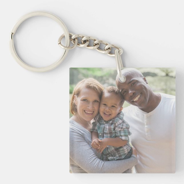 Personalized Photo Acrylic Keychain (Front)