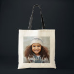 personalized photo and name tote bag<br><div class="desc">A lovely design with a photo and a personalized name.</div>