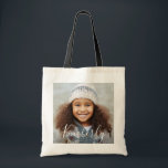 personalized photo and name tote bag<br><div class="desc">A lovely design with a photo and a personalized name.</div>
