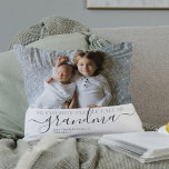 Personalized Photo and Text Photo Collage Cushion<br><div class="desc">Make a Personalized Photo keepsake pillow from Ricaso - add your own photos and text - photo collage keepsake gifts - MY FAVORITE PEOPLE CALL ME add your own text</div>