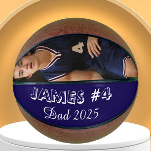 Personalized Photo Basketball for new dad