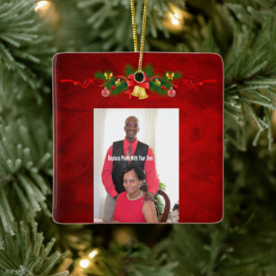 Personalized Photo Ceramic Ornament