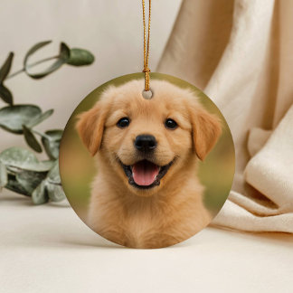 Personalized Photo Christmas Keepsake Ceramic Tree Decoration