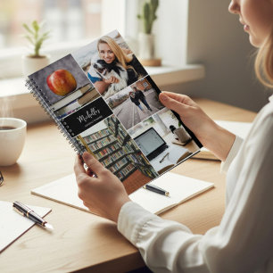 Personalized Photo Collage custom Monthly planner