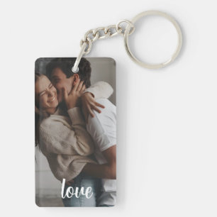 Personalized Photo Collage Gift Family Pet Key Ring