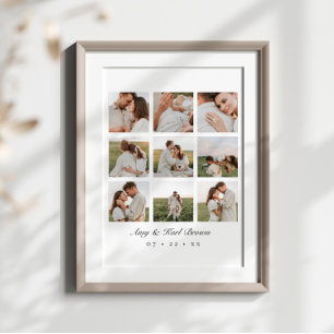 Personalized Photo Collage Poster
