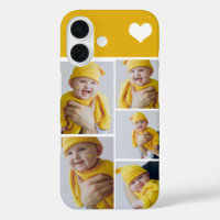 Personalized Photo Collage With Heart