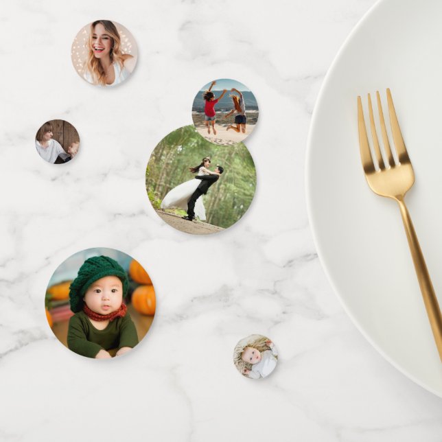 Personalized Photo Confetti for table decoration (Group)