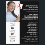 Personalized Photo, Driving School, Instructor Flyer<br><div class="desc">Personalized Photo,  Driving School,  Instructor Advertising Flyer by The Business Card Store.</div>