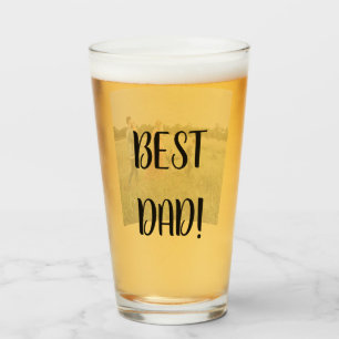 Personalized Photo Father's Day Drinking Glass