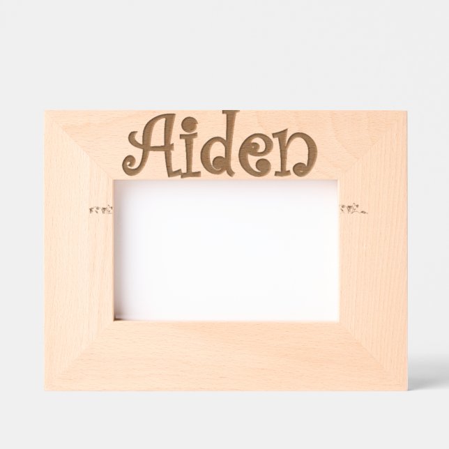 Personalized Photo frame Aiden / Photo frame (Front)