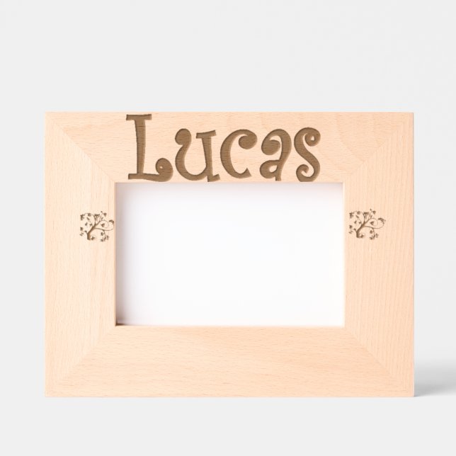 Personalized Photo Frame Lucas (Front)