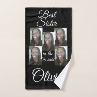 PERSONALIZED PHOTO  HAND TOWEL 