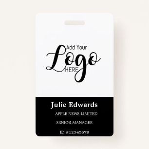 Personalized Photo ID & Logo security pass ID Badge