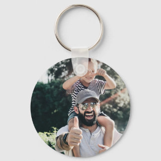 Personalized Photo Keychain: Custom Acrylic Family Key Ring