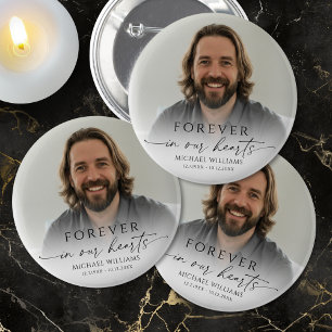 Personalized Photo Memorial 6 Cm Round Badge