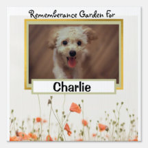 Personalized Photo Memorial Garden