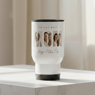 Personalized Photo MOM Custom Mother’s Day Gift Travel Mug