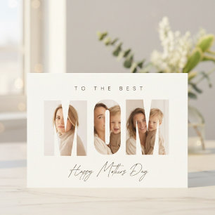 Personalized Photo MOM Mother’s Day Holiday Card