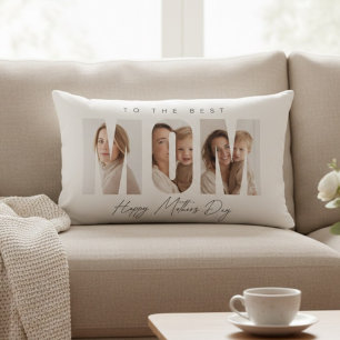 Personalized Photo MOM Mother’s Day Lumbar Cushion