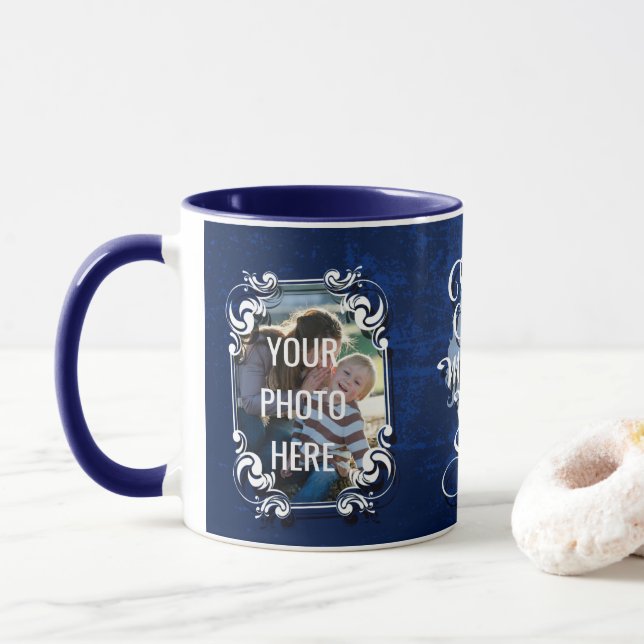 Personalized Photo Mug – Custom Gift (With Donut)