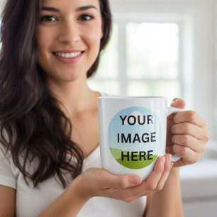 Personalized Photo or Logo   Custom Design Large Coffee Mug