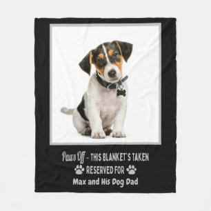 Personalized Photo Pet Dog Fleece Blanket