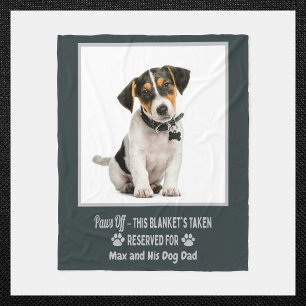 Personalized Photo Pet Dog  Fleece Blanket