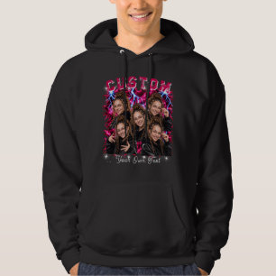 Personalized Photo Rap 90s Hoodie