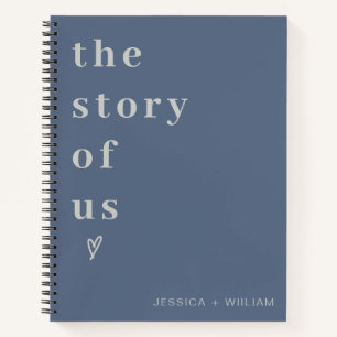 Personalized Photo The Story of Us Couple Journal