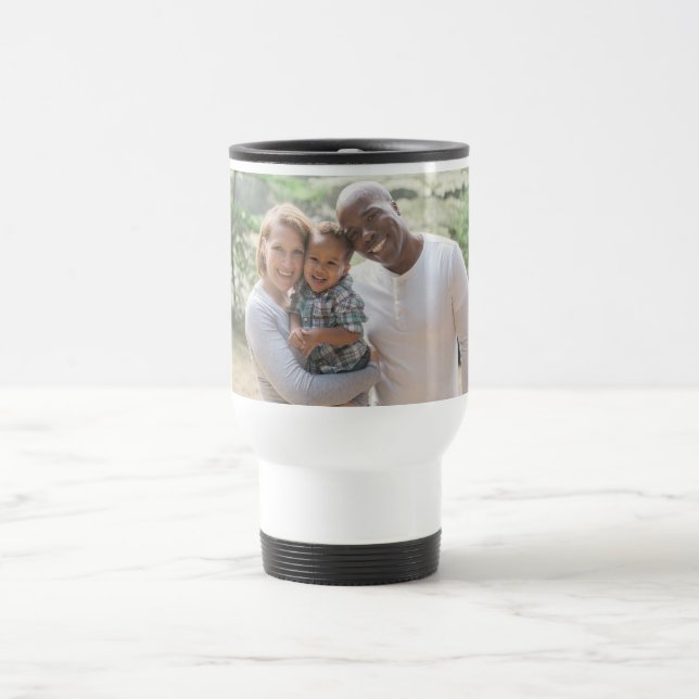 Personalized Photo Travel/Commuter Mug (Center)