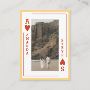 Personalized Photo Valentine’s Card – Ace of Heart