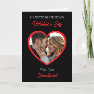 Personalized Photo Valentine's Day My Favorite Card