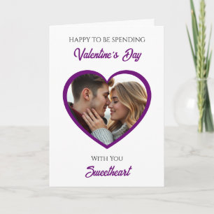 Personalized Photo Valentine's Day   My Favorite  Card