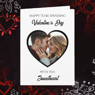 Personalized Photo Valentine's Day   My Favorite  Card