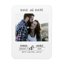 Personalized Photo Wedding Fridge magnet