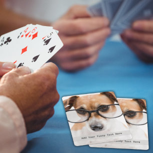 Personalized Photo with Your Own Funny Meme Playing Cards