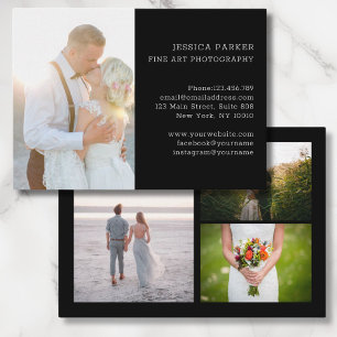 personalized photograph business card