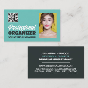 Personalized Photograph, Professional Organizer Business Card