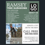 Personalized Photograph - Tree Surgeon - Arborist Flyer<br><div class="desc">Personalized Photograph - Tree Surgeon - Arborist Advertising Flyers By The Business Card Store.</div>