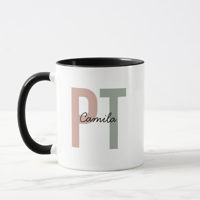 Personalized Physical Therapist Mug • PT Graduatio (Left)