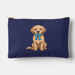 Personalized Pi Day Dog With Pi Symbol  Accessory Pouch