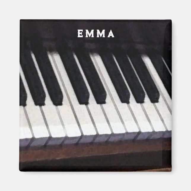 Personalized Piano Magnet (Front)