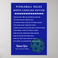 Personalized Pickleball North Carolina Edition