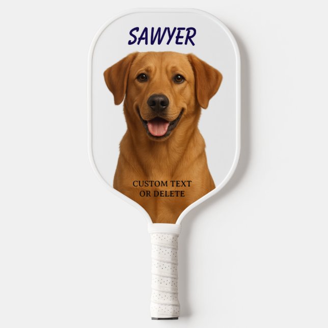 Personalized Pickleball Paddle – Add 2 Photos & Cu (Front)