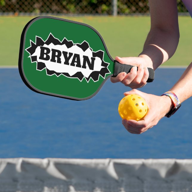 Personalized pickleball paddle with custom name (Insitu)
